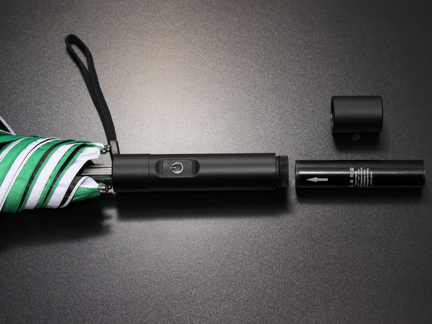 TEIN Rain-Or-Shine Umbrella with USB Re-chargeable Fan
